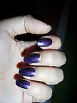 黑紫色指甲
