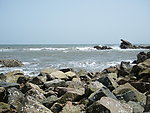 海岸礁石