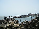 海岸礁石