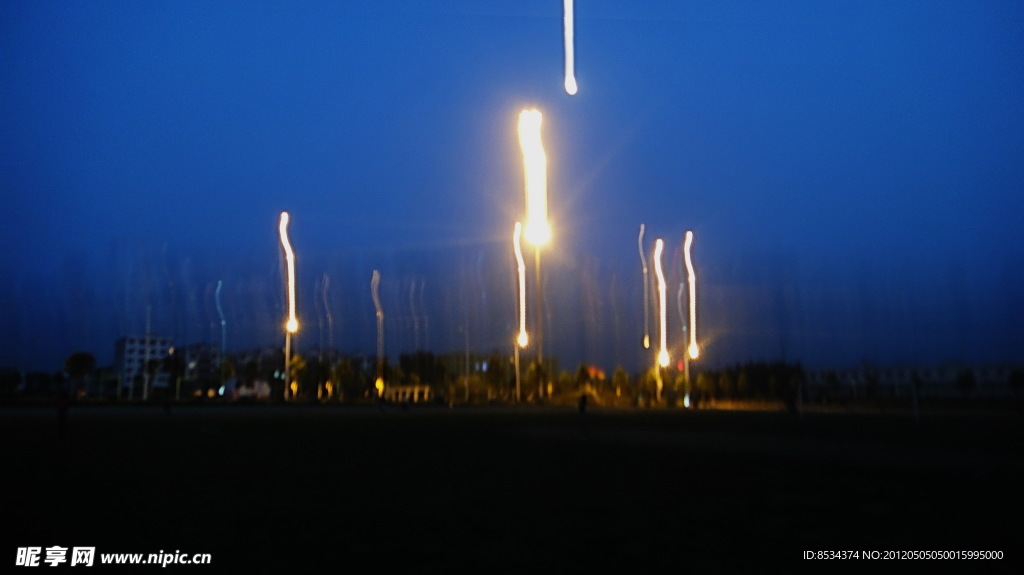 夜灯特写
