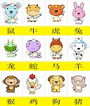 完整卡通12生肖