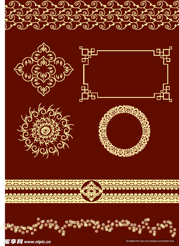 古典花纹