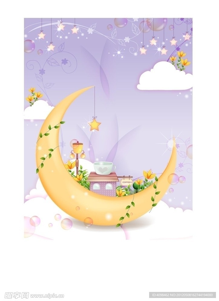 清新漂亮的梦幻背景