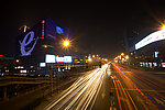北京 交通夜景图