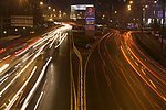 北京 城市交通夜景图