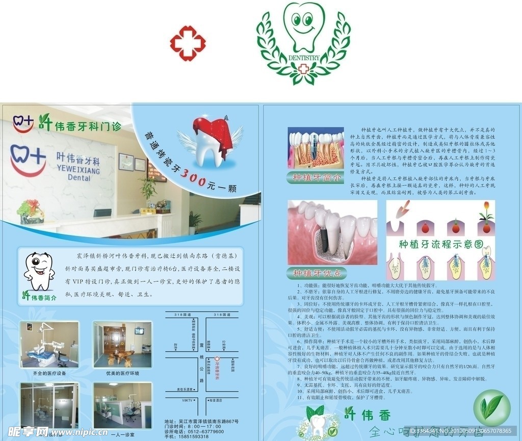 牙科宣传单