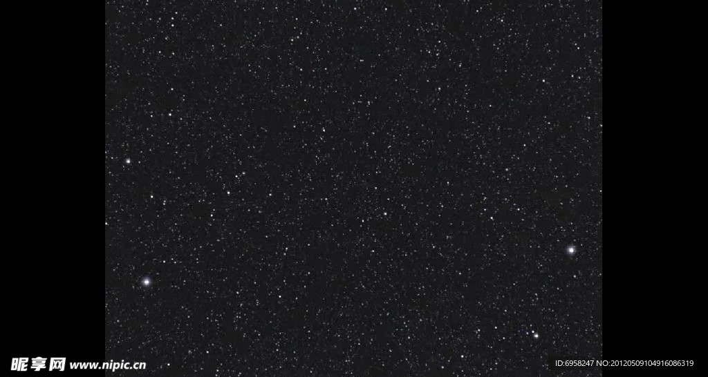 广阔的星空