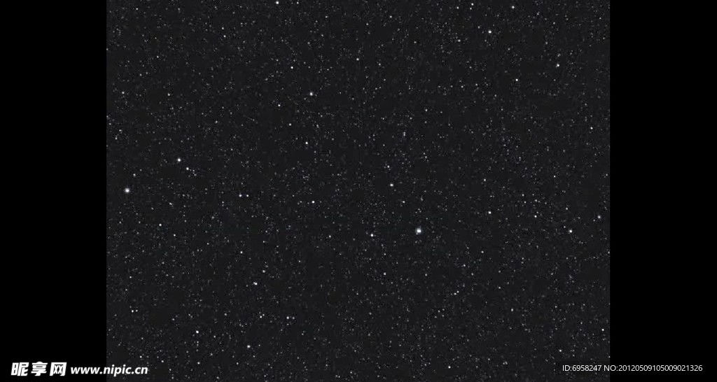 广阔的星空