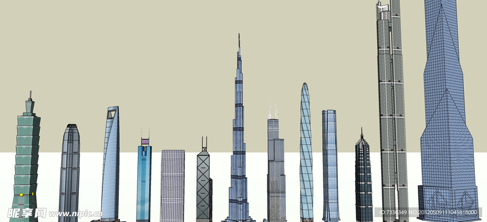 SketchUp世界最好高楼城市