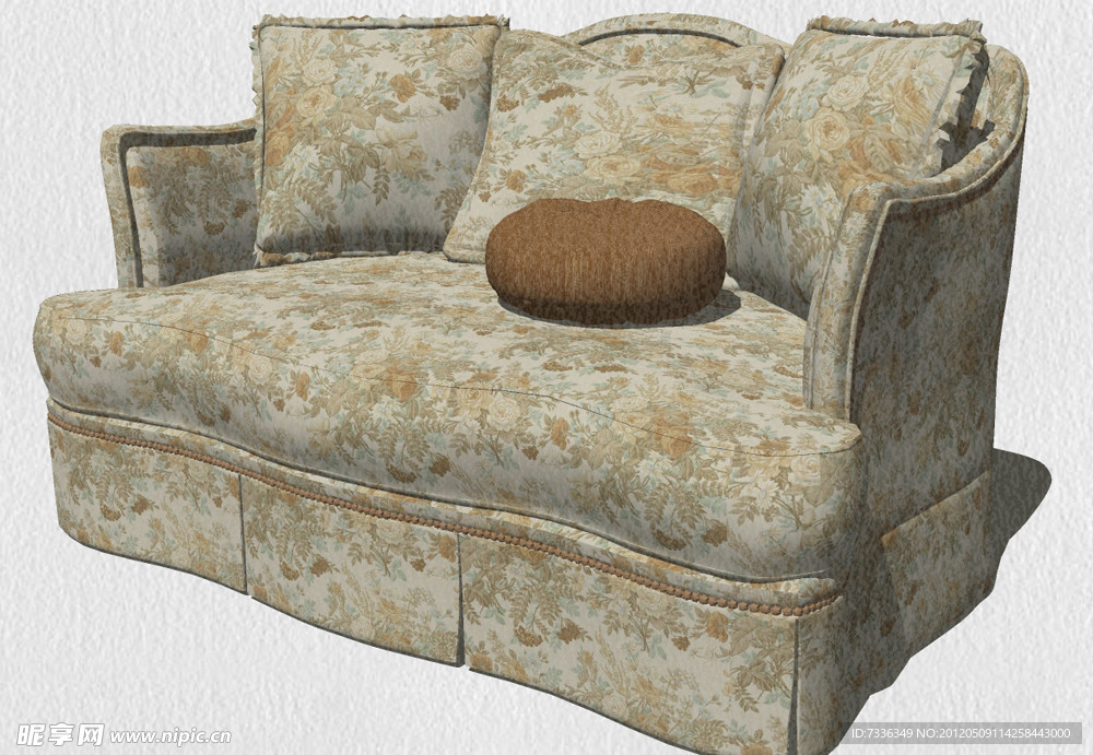 SketchUp精品沙发