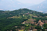 山腰的山庄