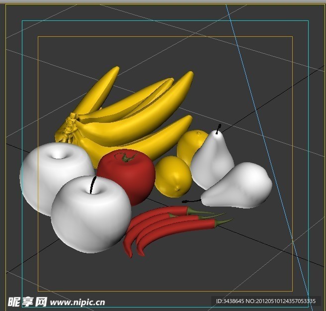 3D水果