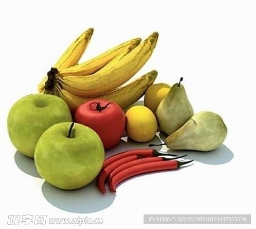 水果 菠萝 香蕉 橙 苹