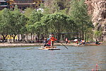 十渡 景区 竹排