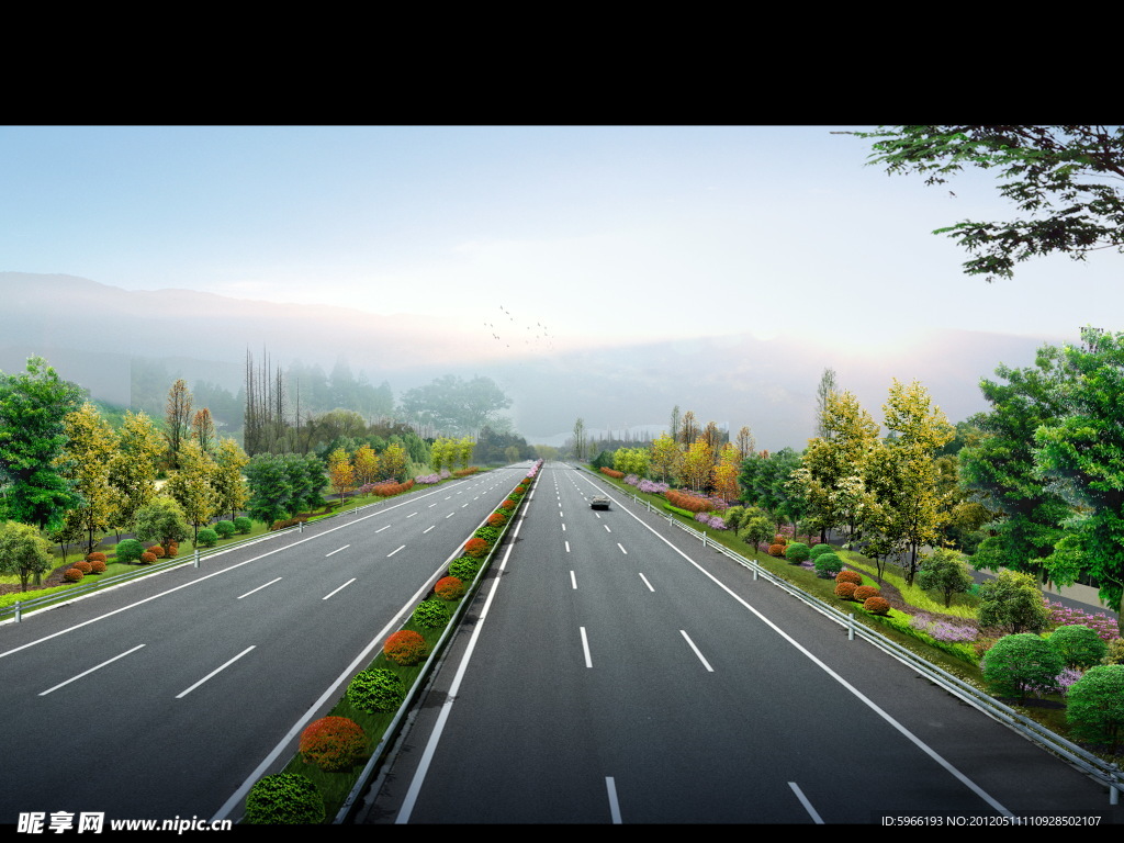 公路效果图