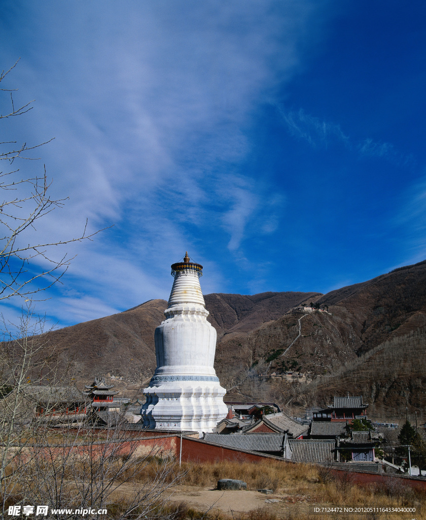 五台山 大白塔