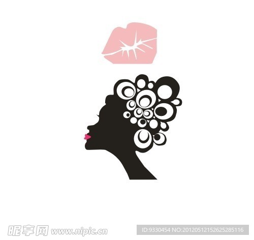 红唇美人