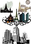 城市剪影图