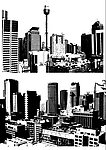 城市剪影图