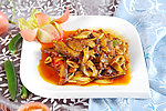 回锅肉炒鲍鱼片