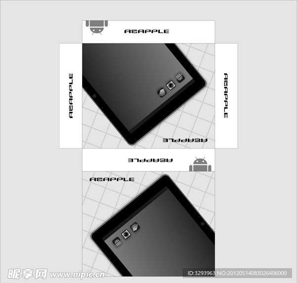 平板电脑包装设计