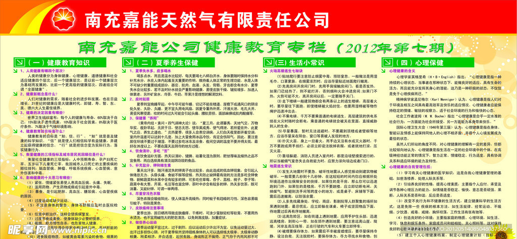 健康知识宣传栏