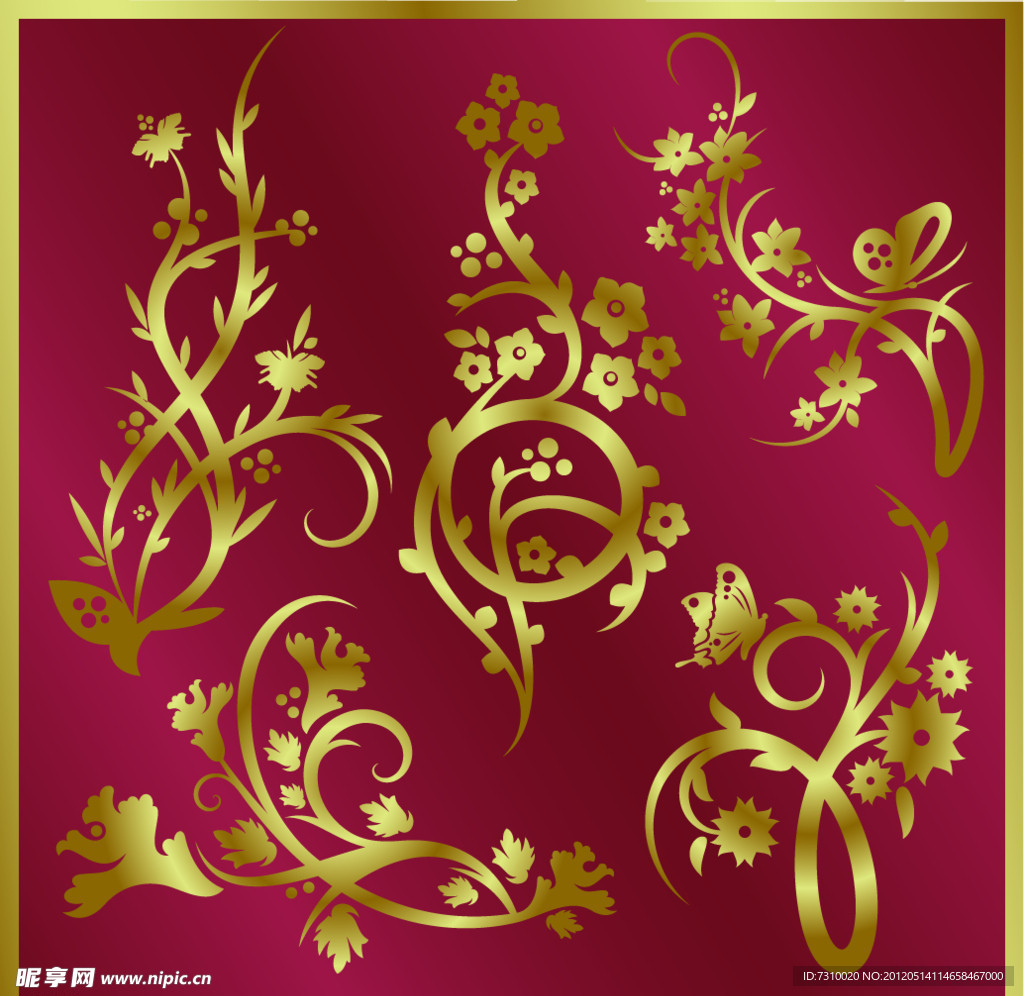 高档花纹