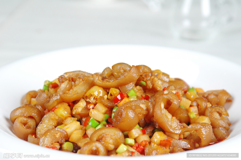 风味小炒猪皮