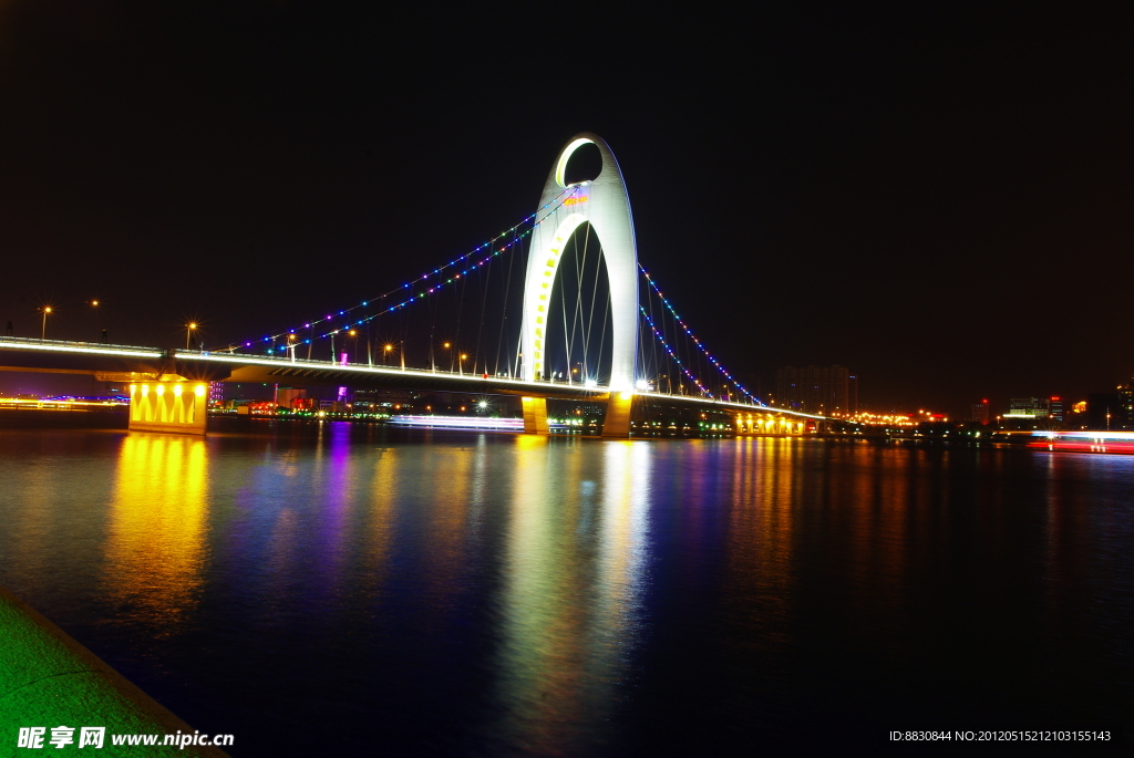 广州珠江夜景猎德桥
