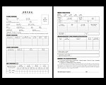 入职申请表矢量