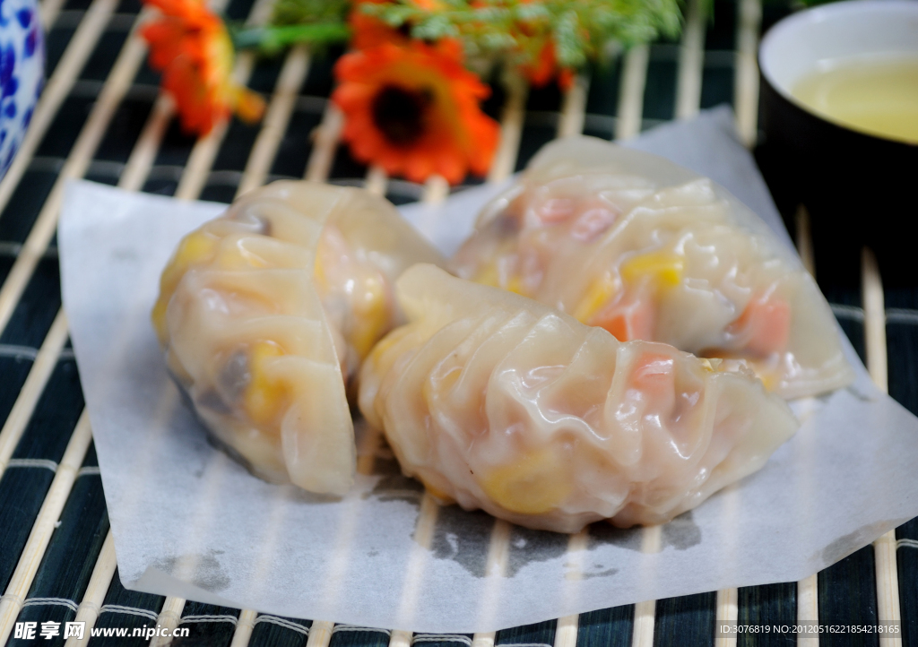 玉米蒸饺