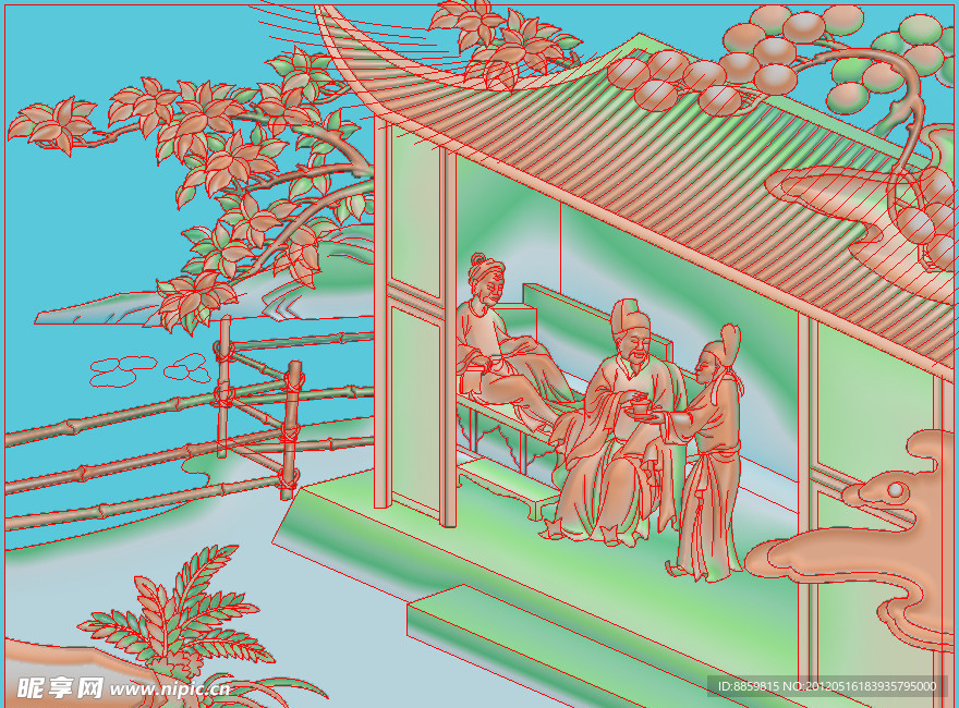 精雕图 亲尝汤羹 jdp