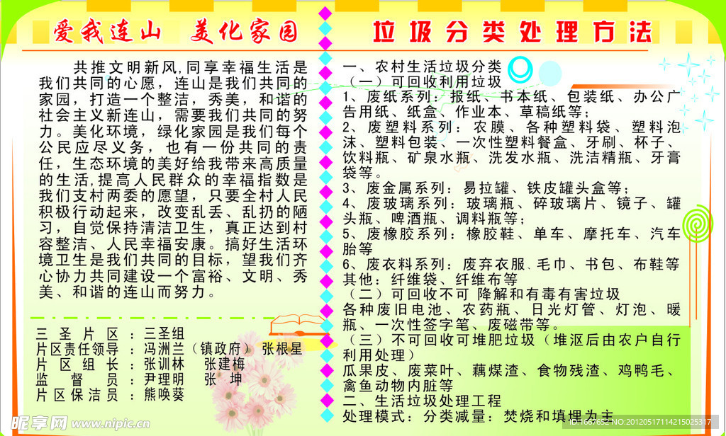 爱我 美化家园