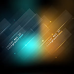 动感线条长方形 商务科技背景