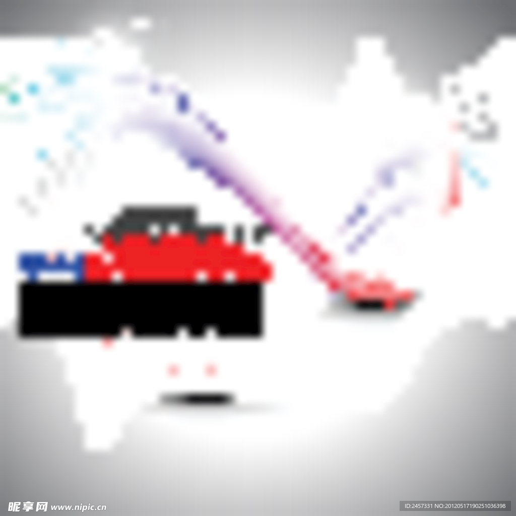 流畅动感线条圆点