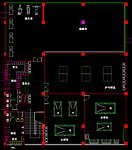 火锅厅 三层健身中心平面布置