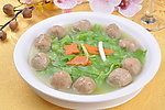 凉瓜青肉丸
