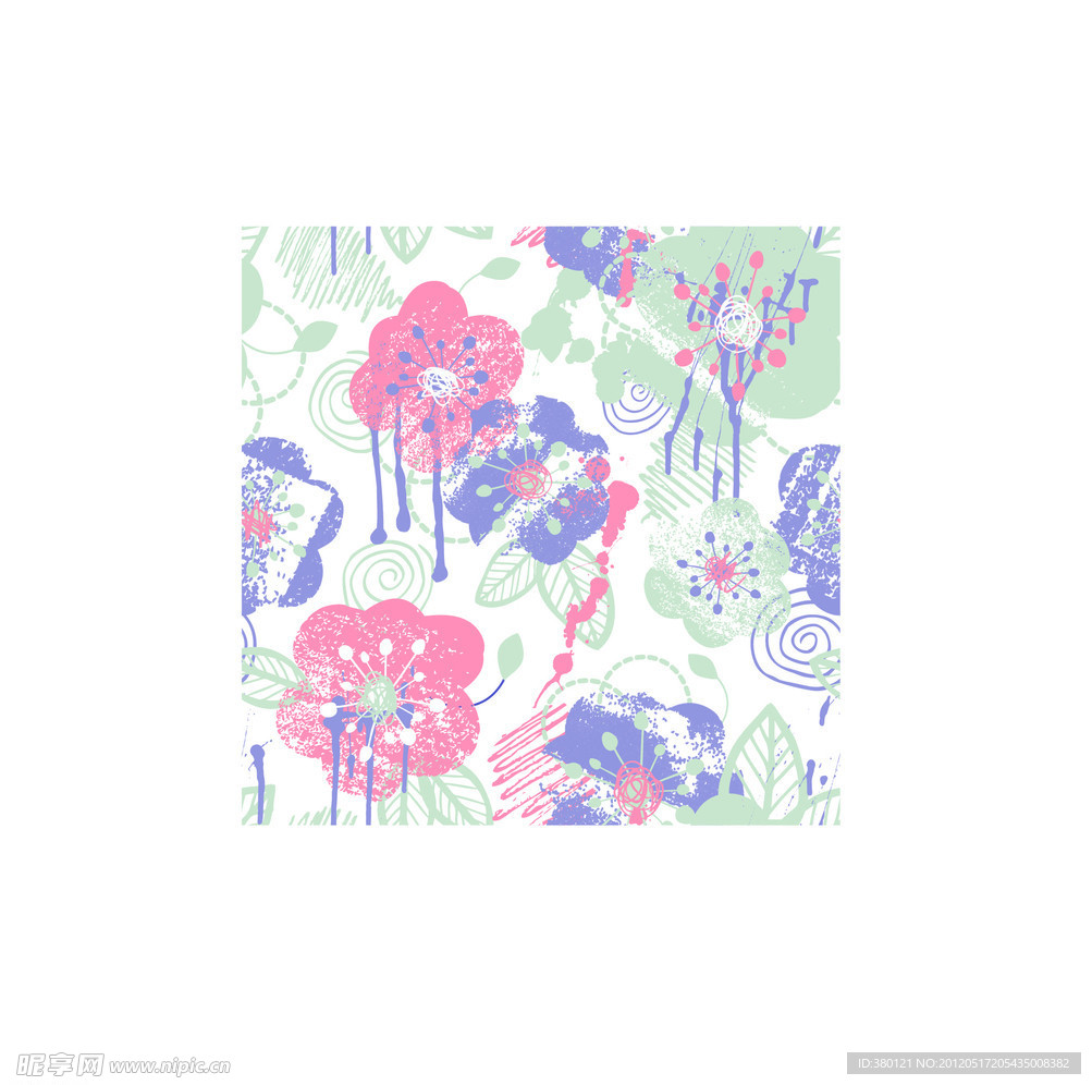 花朵 底纹背景