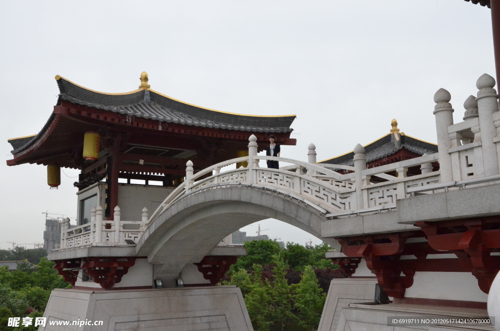 西安大唐芙蓉园连廊