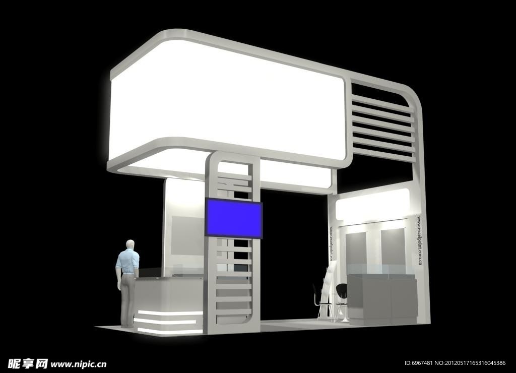 展会MAX模型图片