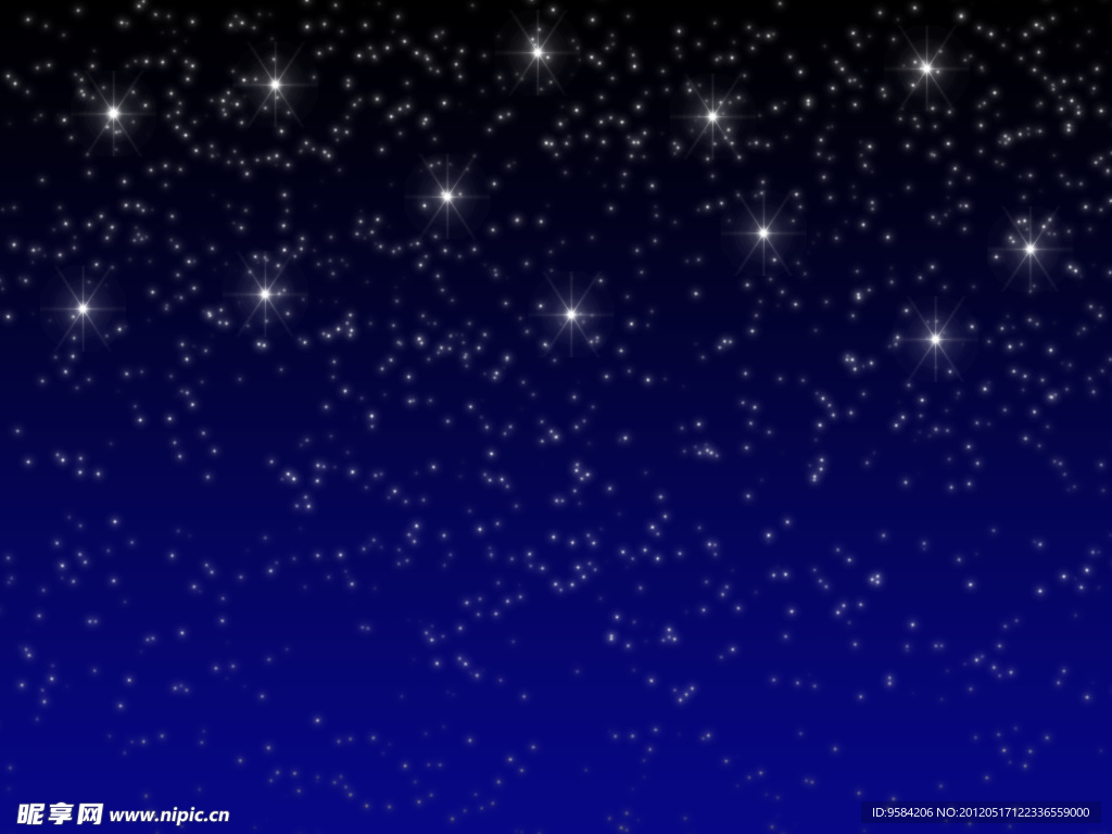 蓝色星空