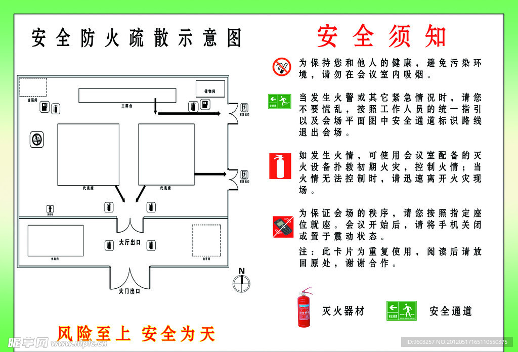 HSE提示卡