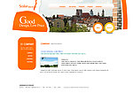 韩国橙色商务网页模板系列 内页