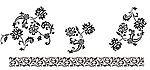 PSD分层图 花边