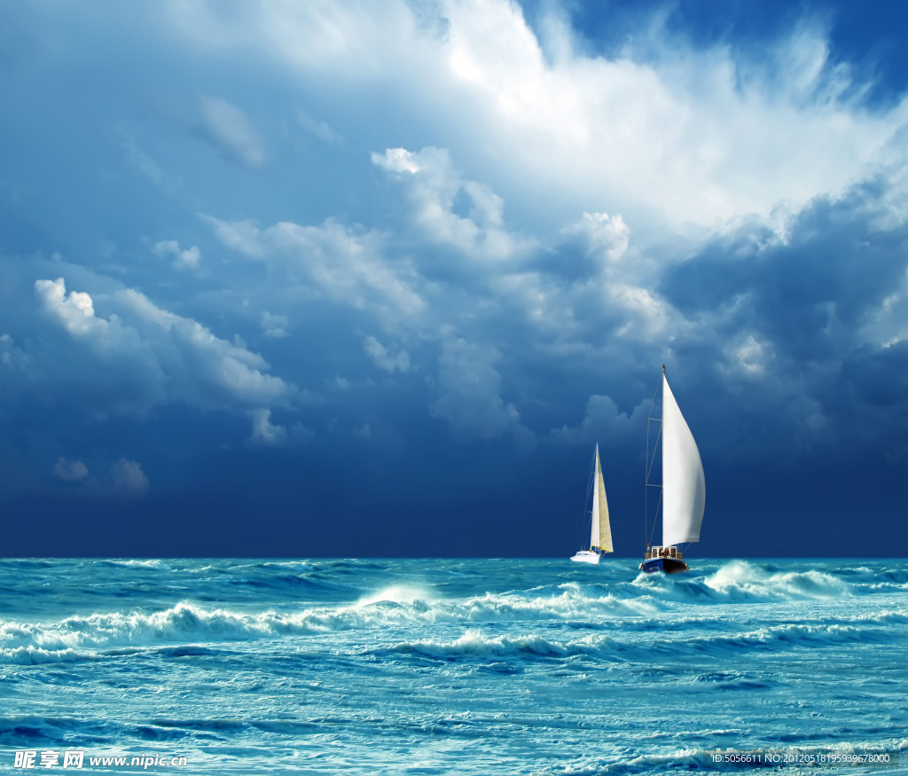 海上帆船