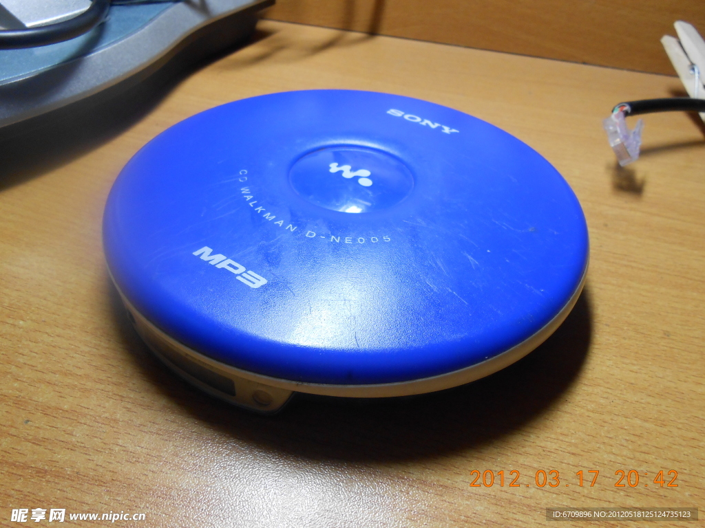 索尼蓝色CD机