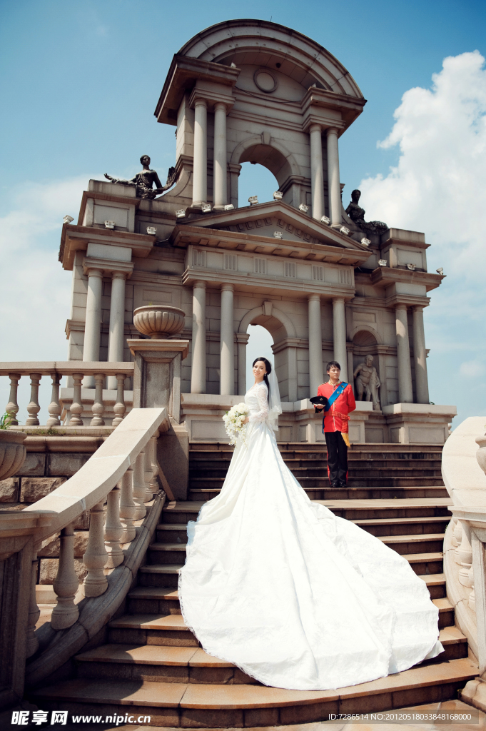 婚纱样片 样片 婚纱外景