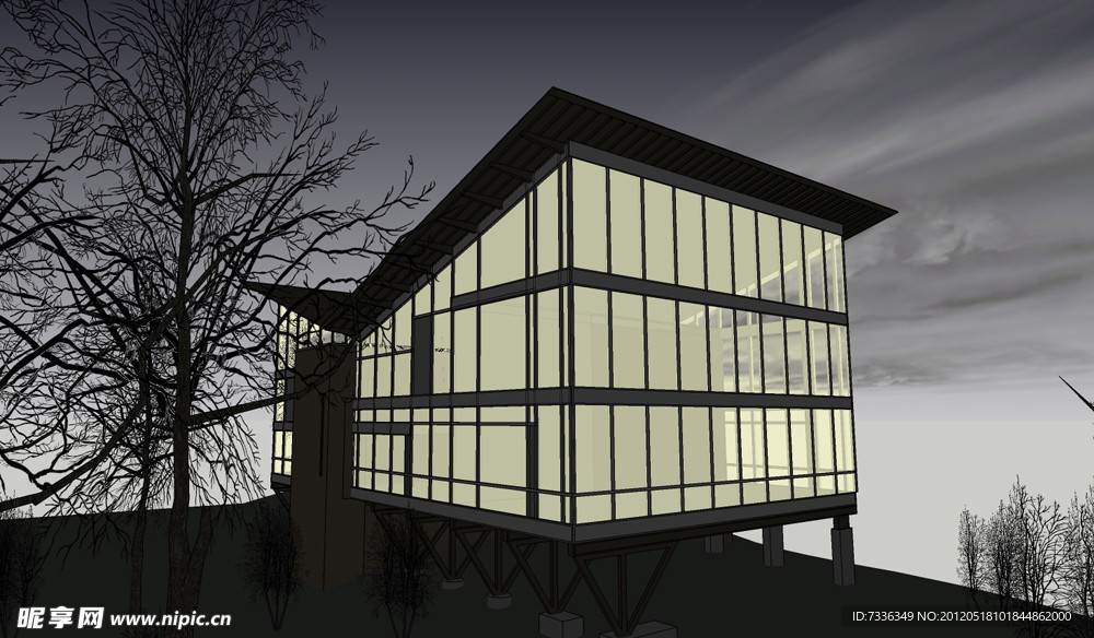 SketchUp别墅