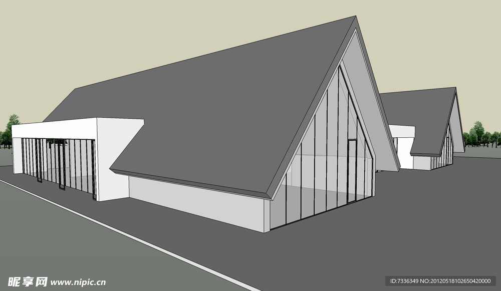 SketchUp别墅