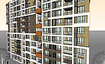 SketchUp高层城市建筑